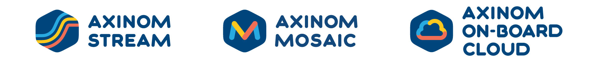 Axinom products logos