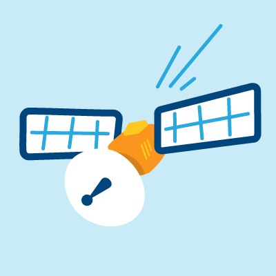 Satellite Connectivity Illustration