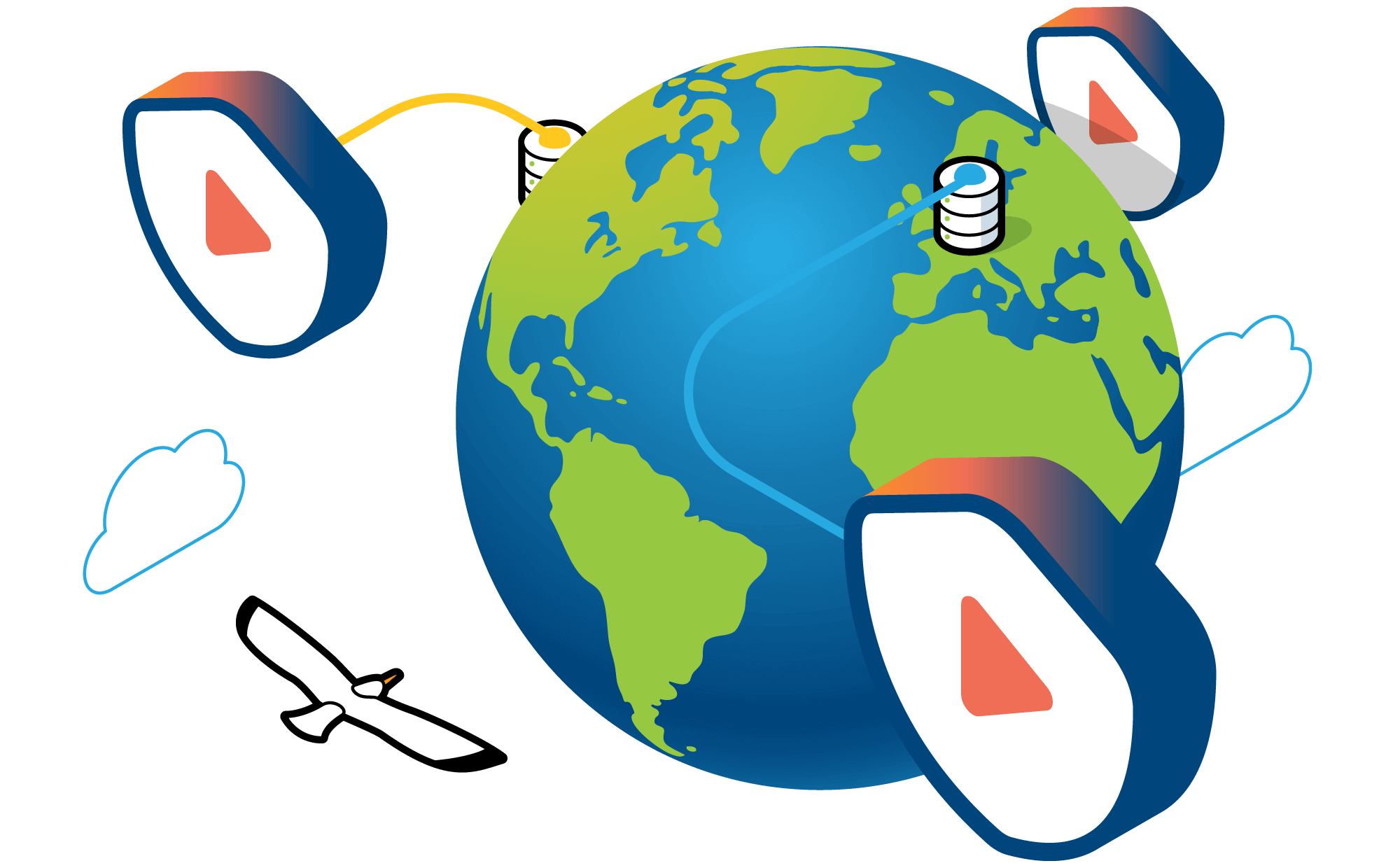 Axinom DRM Guarantees a maximum availability with a 99.999% SLA illustration